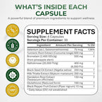 9-IN-1 Premium Spike Detox Wellness Formula – 8X Potency Nattokinase, Bromelain, Curcumin, Milk Thistle for Spike Support, Immune & Antioxidant Support, Liver & Heart Health support –120 Veg. Capsules