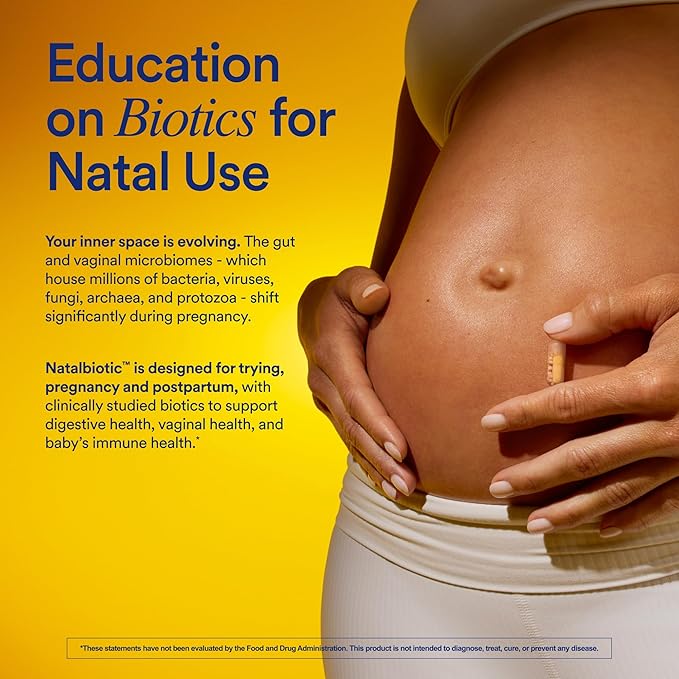 Ritual Prenatal Probiotics For Women - Support Microbiome, Gut, Digestive, Vaginal, and Baby’s Immune Health** - Natalbiotic For TTC, Pregnancy, Postpartum - Vegan - Citrus - 30 Capsules - 30 Servings