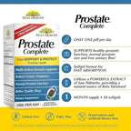 Real Health Prostate Complete - Prostate Health Supplements for Men, Saw Palmetto, One-per-Day Formula - 30 Count (Pack of 2)
