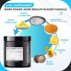 Ultra Alpha Lipoic Acid with CoQ10, Vitamin C & B1 - Supports Brain Health & Antioxidant Defense - 150 Capsules