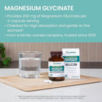 Himalaya Magnesium Glycinate, 60 Vegan Capsules, High Absorption Dietary Supplement for Muscle Function, Bone Health, and Relaxation, Chelated, Non-GMO, Gluten-Free, 200mg per 2 Capsule Serving