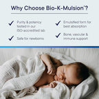 Biotics Research Bio K Mulsion™ Liquid Vitamin K Drops – 500 mcg/S + BioDoph-Fem™ Women’s Probiotic – Vaginal & Gut Health with Astarte & CLEPIUS, Shelf-Stable, 1 fl oz + 30 Caps