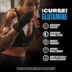 JNX SPORTS, The Curse! Glutamine, L-Glutamine Powder 5g - Support Muscle Recovery, Post Workout, 60 Servings, Unflavored
