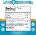 NEW AGE Ashwagandha Maca Root Fenugreek Supplement with Tongkat Ali Ginseng - Support Health - Made in USA - 120 Count