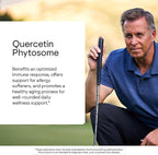 THORNE - Quercetin Phytosome - Antioxidant Supplement for Immune Health, Respiratory Support & Seasonal Allergy Relief* - Third-Party Certified - Gluten, Dairy & Soy-Free - 60 Capsules