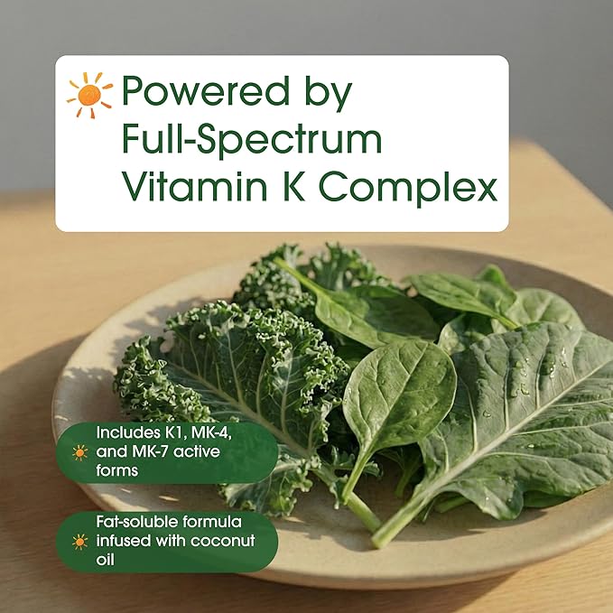 NatureBell Vitamin K Complex - 300 Softgels - Delivers 2,600mcg Vitamin K - Full Spectrum Bone & Heart Health Support Supplement - High Absorption K1 & K2 MK-4 & MK-7*