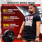 Old School Labs Testosterone Supplement for Men – Fadogia Agrestis 1500mg Max Potency + Tongkat Ali & BioPerine® – Muscle Growth, Recovery, Drive & Stamina – 120 Caps, 40 Servings