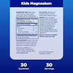 Natrol Kids Magnesium Citrate Gummies, Gently Calm & Relax Little Minds and Bodies, Plus Support Healthy Muscle Relaxation and Function, 30 Razzilicious Gummies, Up to a 30 Day Supply, (Pack of 2)