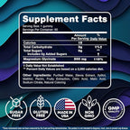 Magnesium Glycinate Gummies for Adults 500mg - Chewable Magnesium Glycinate for Kids Sleep, Glicinato De Magnesio para Mujeres, 60 Count