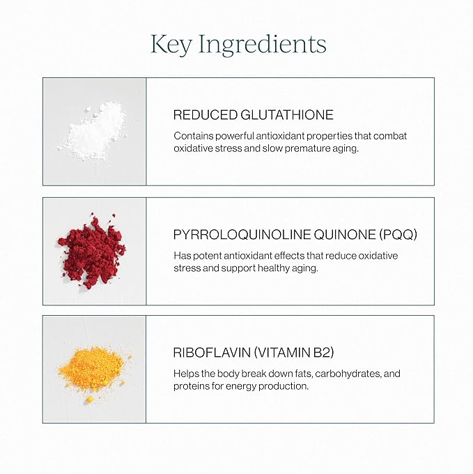 CYMBIOTIKA Liposomal Glutathione Supplement – PQQ, CoQ10 & Antioxidants for Detox, Brain, Energy, Immune Support – Advanced Absorption for Cellular Health & Longevity, Citrus Vanilla, 1 Month Supply