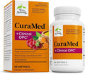 Terry Naturally CuraMed + Clinical OPC - Curcumin Supplement with French Grape Seed Extract - Brain, Prostate & Liver Health Support - Supplement with Ar-Turmerone - 60 Softgels