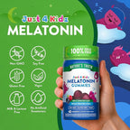 Nature's Truth Kids Melatonin Gummy | 1mg | 40 Count | Vegan, Non-GMO & Gluten Free Gummies | Mixed Berry Flavor