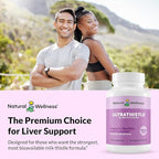 UltraThistle Advanced Milk Thistle Supplement – 1080mg Silybin Phytosome for Superior Absorption – Liver Support, Detox & Enzyme Health – Non-GMO, Gluten Free, Soy Free – 90 Capsules (30-Day Supply)