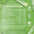 Calm and Ready Powder Drink Mix, with Magnesium Glycinate, Ashwagandha KSM 66, L Theanine, and Tart Cherry, Relaxation Support Supplement, Apple Melon, 20 Travel Packets