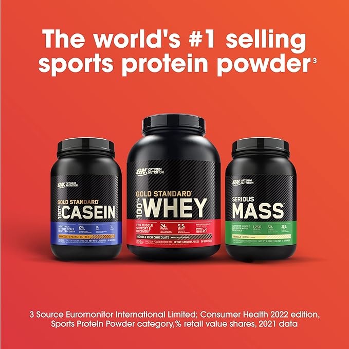 Optimum Nutrition Serious Mass, Weight Gainer Protein Powder, Mass Gainer, Vitamin C and Zinc for Immune Support, Creatine, Chocolate Peanut Butter, 6 Pound (Packaging May Vary)