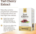 Solgar Tart Cherry 1000 mg, 90 Vegetable Capsules - Antioxidant with Quercetin, Chlorogenic Acid & Anthocyanins Compounds - Non-GMO, Vegan, Gluten Free, Dairy Free - 90 Servings