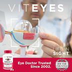 Viteyes AREDS 2 Zinc Free Macular Support, Natural Allergen Free Capsules with Vitamin E, Vitamin C, Lutein & Zeaxanthin, No Zinc, No Copper, Eye Doctor Trusted, Manufactured in the USA, 60 Ct