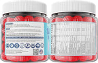 Saffron +Magnesium Glycinate +Omega-3 - Calm Focus Gummies for Kids 4+, Saffron Extract Supplement with L-Theanine, Holy Basil, Rosemary, B6, D3 for Happy Mood, Cognition, ZZz, Sugar Free, 2 Pack