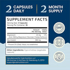 Complete Sleep Support | Myo Inositol + Magnesium Glycinate | Restful Sleep & Relaxation Support | 1100MG Complex | Melatonin-Free, Non-GMO | Inositol Supplement with Magnesium-Glycinate | 60 Ct