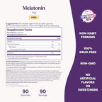 Natrol Kids Melatonin 1mg, for Restful Sleep, 90 Raspberry-Flavored Gummies