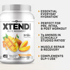 XTEND Original BCAA Powder Mango Madness | Sugar Free Post Workout Muscle Recovery Drink with Amino Acids | 7g BCAAs for Men & Women | 90 Servings