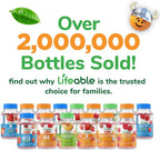 Lifeable Vitamin B Complex for Kids | with VIT C | Great Tasting B Complex Gummies | Vegan Kids B Complex | Energy and Nerve Support | 90 Gummies