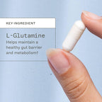 Amy Myers MD L-Glutamine Capsules - Digestion Supplement to Aid Healthy Gut Barrier - Supports Muscle Recovery & Aids Against Sweet Cravings - Formula for Immune Health - 120 Capsules (60 Capsules)