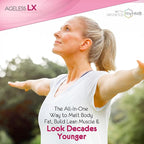 AgelessLX HMB Supplements for Women - Collagen Enhancer Capsules - Anti-Aging for 40 + Lean Muscle Builder - Biotin, Vitamin D3 K2 Supplement for Youthful Skin - 60 Servings