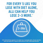 alli Diet Weight Loss Supplement Pills, Orlistat 60mg Capsules Starter Pack, Non prescription weight loss aid, 60 count(Pack of 1)