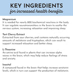 JUST INGREDIENTS Kids Nighttime Relax Drink Mix – Strawberry Limeade Flavor – 60 Servings | Magnesium, Tart Cherry & L-Theanine | Supports Evening Calm, Relaxation & Restful Sleep*