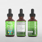 Organic Mullein Liquid Drops With Chlorophyll for Lung Detox Plus Irish Sea Moss, Spirulina, Licorice, Tart Cherry, Lobelia, Motherwort, And Elderberry For Men Women Health Supplement Vitamin (2)