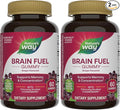 Nature's Way Brain Fuel, Supports Memory and Concentration*, Brain Function Support Supplement*, Clinically Studied Cognigrape®, Grape Flavored, 60 Gummies,(Pack of 2)