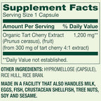 SUREFECT Spring Valley Tart Cherry Extract Capsules - 1,200mg, Antioxidant Support, 90 Count Organizer