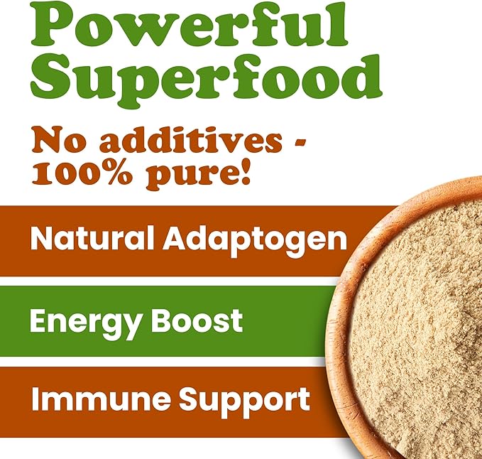Food to Live Organic Tri-Color Maca Powder Blend, 2 Pounds Red, Yellow and Black Maca for Energy, 100% Natural Superfood, Perfect for Baking and Smoothies, Non-GMO, Vegan, Kosher, Bulk