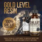 Himalayan Shilajit Liquid Drops – 1000mg Energy & Immunity Support with 85+ Trace Minerals & Fulvic Acid – Strength, Vitality Supplement for Men & Women – 30-Day Supply