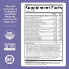 Garden of Life Organics Prenatal Multivitamin with Folate, B6, B12, D3 & Iron – Prenatal Vitamins for Women with Energy Metabolism Support for Healthy Fetal Development, Non-GMO, Vegan, 30 Servings