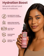 2X Humic Hydration Mineral Spray – Organic Humic Acid, Fulvic Acid Spray with Major & Trace Minerals, Electrolytes & Silica to Boost Collagen - Plant-Based for Skin, Hair & Body Hydration – 8 oz