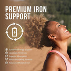 Approved Science Anemiaprin - Absorbable Iron, Vitamin C - Gentle On Stomach - 380 Capsules - 6 Month Supply - Non-GMO, Vegan