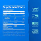 Nello Supercalm Powdered Drink Mix Tub, Cortisol Reducer* and Sleep Aid Supplement, L Theanine, Ksm-66 Ashwagandha, Magnesium Glycinate, Vitamin D 3, No Sugar, Non GMO, On The Go, 30 Ct, Blue Coconut