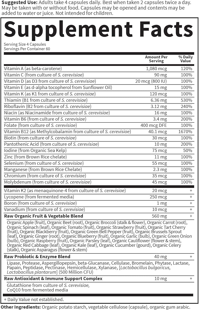 GARDEN OF LIFE Vitamin Code Men's Multivitamin, 240 CT