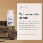 Forever Living - Arctic Sea Omega-3 - Supplement, EPA and DHA Fatty Acid Blend, Supports Heart, Brain, and Eye Health, Gluten-Free, 120 Softgels