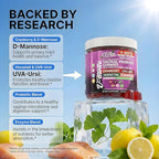 Vaginal Probiotic Gummies For Women | Prebiotics Cranberry D-Mannose Uva-Ursi Digestive Enzymes | Vaginal Health Supplement pH Balance to Promote Healthy Vaginal Odor & Flora Cranberries Gummy Vitamin