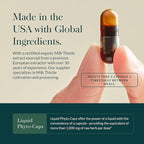 Gaia Herbs Liver Health - Supplement with Milk Thistle, Turmeric Root, Schisandra & Licorice Root for Liver & Cleanse Support* - 60 Vegan Liquid Phyto-Caps (60 Servings)