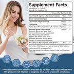 Zinc L Carnosine Complex 85mg, 11-in-1 Digestive & Gut Health Support Supplement, with Soothing Herbal Extract Blend, L-Glutamine & Mastic Gum, 100 Capsules, Non-GMO, Vegan