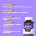 NANOWELL EyeCare Anthocyanins 100 - Eye Health Supplement with Bilberry, Zeaxanthin, Lutein, Anthocyanins, Vitamin A, E, Selenium & Copper - 60 Softgels, 60 Day Supply