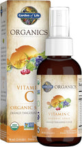 Garden of Life Organics Vitamin C Spray Featuring Amla Berry – Liquid Vitamin C Supplement for Immune & Skin Health Support, USDA Organic, Non-GMO, Vegan, Orange Tangerine Flavor, 2 Fl Oz Bottle