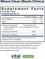 Hyperbiotics Vital Nutrients Pro Mood Probiotic with L-theanine | Clinically Studied Probiotics for Women and Men to Support Stress Management and Mood Support* | 60 Vegan Count