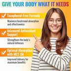 Full Spectrum of Tocotrienols Supplement 1200mg- Tocotrienol Vitamin E Liquid,Tocopherol-Free - Superior Antioxidant Blend - Higher Absorption - 2 fl oz,30 Servings