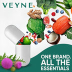 VEYNE Milk Thistle Supplement 80% Silymarin (240mg Active) with Dandelion Root Extract 10:1 & Burdock Root 20:1 – Liver Support Supplement for Daily Wellness – 60 Capsules (30 Day Supply)