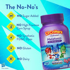 L'il Critters PJ Masks Melatonin Gummy Supplements, 60 Gummies